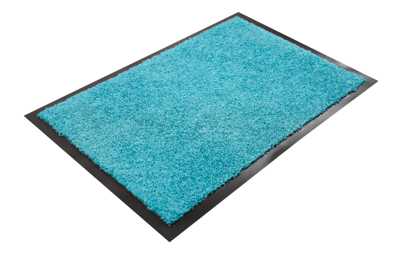 Tapis d'entrée ALI QAPU BLEU TURQUOISE